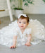 Teter Warm - Teter Warm Baby Girls Baptism Off White Dress BS21