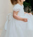 Teter Warm - Teter Warm Baby Girls Baptism Off White Dress BS89-P