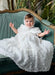 Teter Warm - Teter Warm Baby Girls Baptism Off White Dress with Long Gown & Bonnet BL01