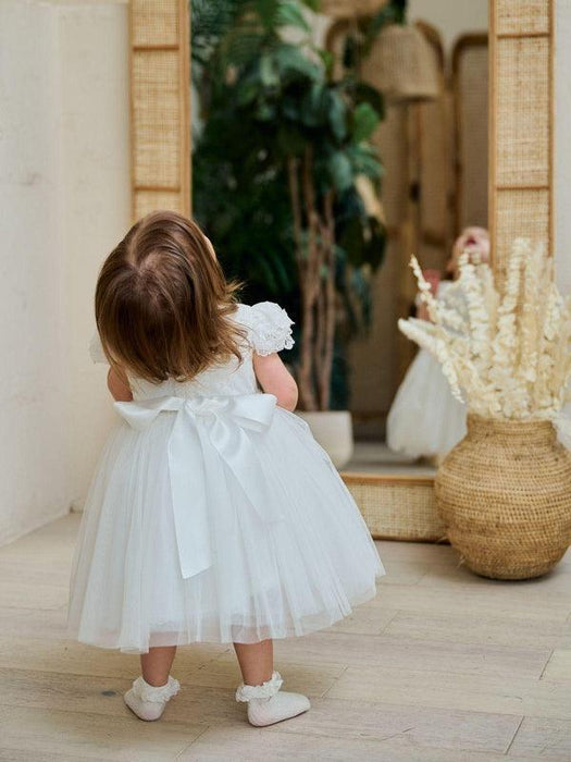 Teter Warm - Teter Warm BS89P Jewel - Baby Girl's Baptism Dress Pale Pink