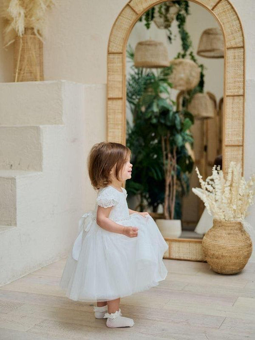 Teter Warm - Teter Warm BS89P Jewel - Baby Girl's Baptism Dress Pale Pink