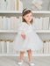 Teter Warm - Teter Warm BS98 Evalina- Baby Girl's Baptism Dress Off White