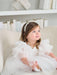 Teter Warm - Teter Warm BS98 Evalina- Baby Girl's Baptism Dress Off White