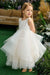 Teter Warm - Teter Warm Flower Girls Off White Dress FS10P