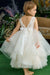 Teter Warm - Teter Warm Flower Girls Off White Dress FS10P