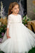 Teter Warm - Teter Warm Flower Girls Off White Dress FS14