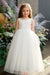 Teter Warm - Teter Warm Flower Girls Off White Dress FS32