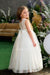 Teter Warm - Teter Warm Flower Girls Off White Dress FS32