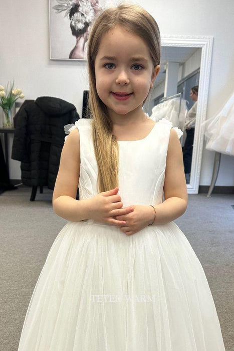 Teter Warm - Teter Warm Flower Girls Off White Dress FS35