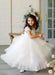 Teter Warm - Teter Warm Flower Girls Off White Dress FS92