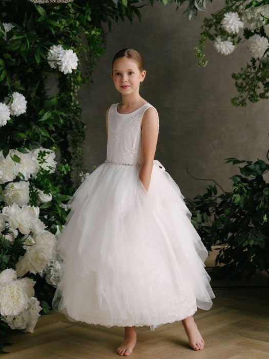 Teter Warm - Teter Warm FS33C Maddison - Girl's Communion Dress Off White