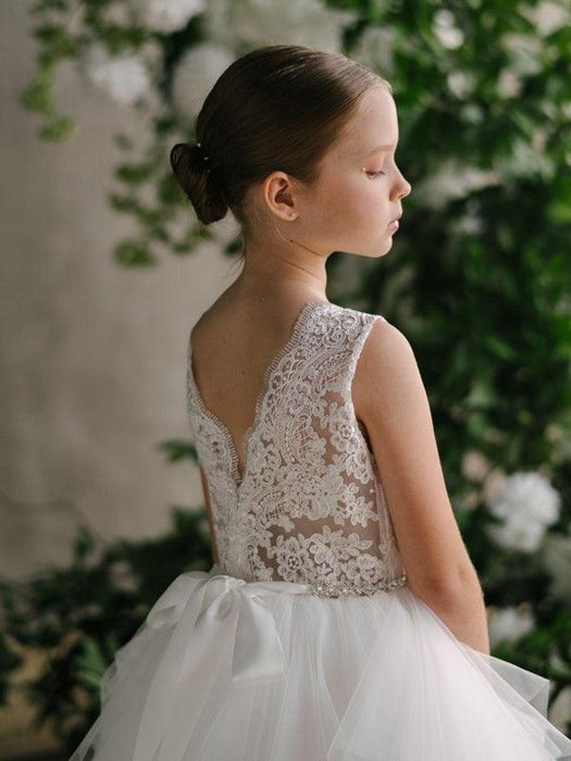 Teter Warm - Teter Warm FS33C Maddison - Girl's Communion Dress Off White