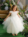 Teter Warm - Teter Warm FS49 Betty - Girl's Flower Girl Dress Off White