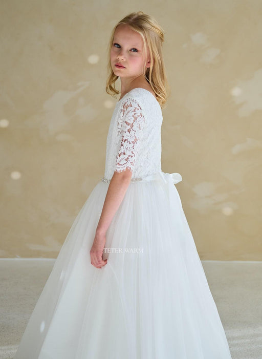 Teter Warm - Teter Warm Girls Communion Off White Dress 906