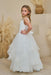 Teter Warm - Teter warm Girls Communion Off White Dress DS10