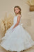 Teter Warm - Teter warm Girls Communion Off White Dress DS10