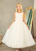 Teter Warm - Teter Warm Girls Communion Off White Dress DS18