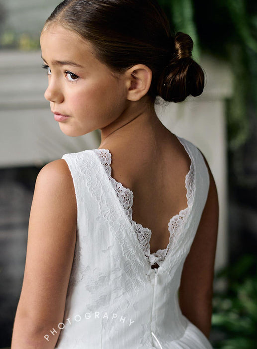 Teter Warm - Teter Warm Girls Communion Off White Dress ES08