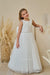 Teter Warm - Teter Warm Girls Communion Off White Dress ES101