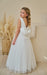 Teter Warm - Teter Warm Girls Communion Off White Dress ES101