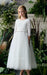 Teter Warm - Teter Warm Girls Communion Off White Dress ES14
