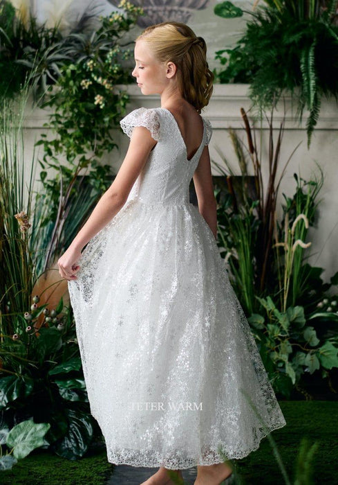 Teter Warm - Teter Warm Girls Communion Off White Dress ES15