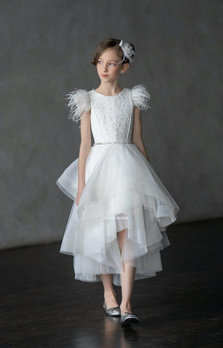 Teter Warm - Teter Warm Girls Communion Off White Dress G22