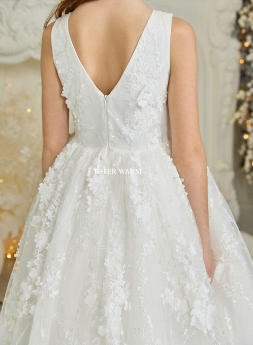 Teter Warm - Teter Warm Girls Communion Off White Dress S20N