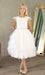 Teter Warm - Teter Warm Girls First Communion Pure White Dress WE49