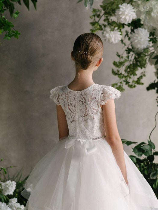 Teter Warm - Teter Warm GS05 Andrea - Girl's Communion Dress Off White