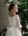 Teter Warm - Teter Warm GS06 Kari - Girl's Communion Dress Off White