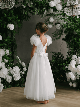 Teter Warm - Teter Warm GS11 Jasmine - Girl's Communion Dress Off White