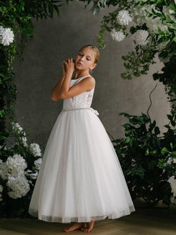 Teter Warm - Teter Warm GS33 Dahlia - Girl's Communion Dress Off White