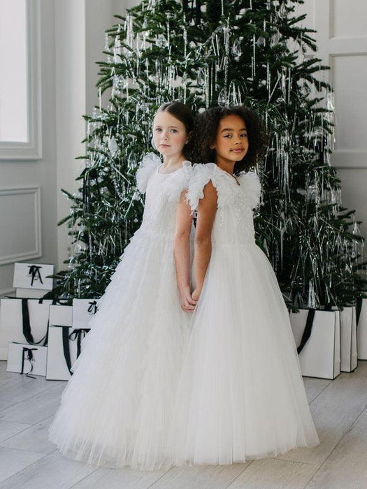 Teter Warm - Teter Warm GS42 Dorothy- Girl's Communion Dress Off White