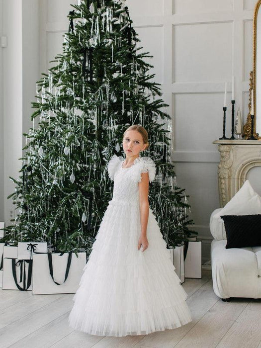 Teter Warm - Teter Warm GS42 Dorothy- Girl's Communion Dress Off White