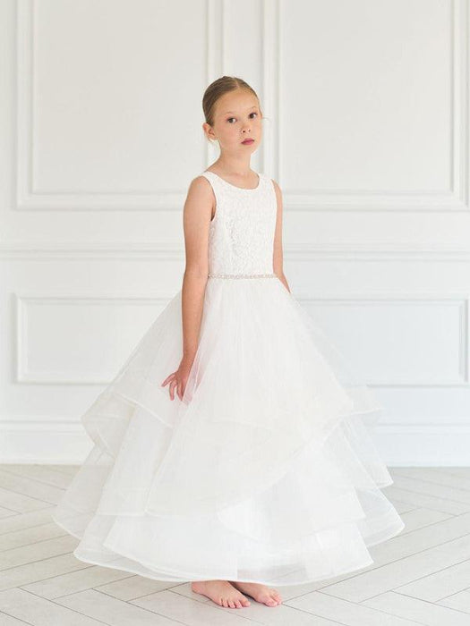 Teter Warm - Teter Warm GS601 Giselle - Girl's Communion Dress Off White