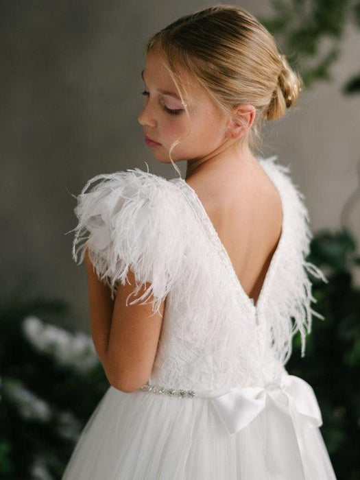 Teter Warm - Teter Warm GS71 Zoey - Girl's Communion Dress Off White