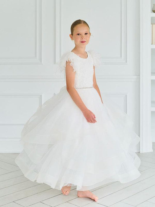 Teter Warm - Teter Warm GS72 Audrey - Girl's Communion Dress Off White