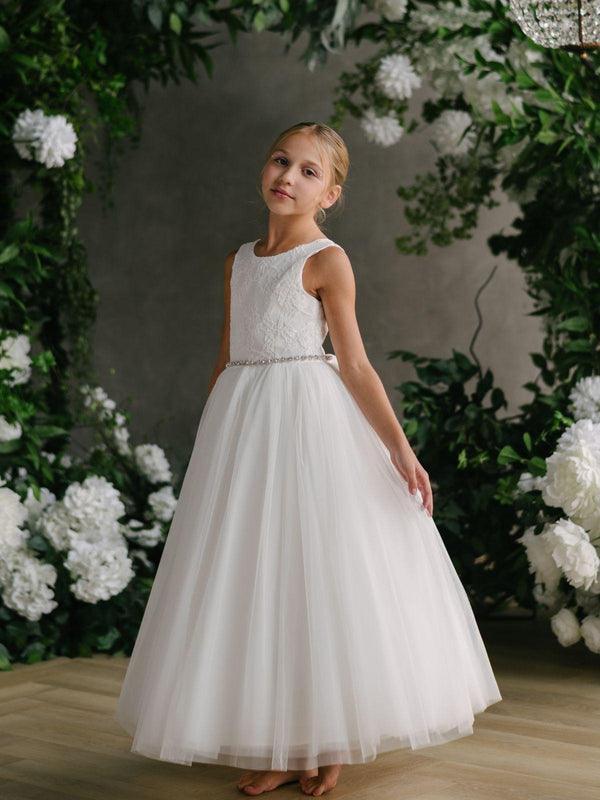 Teter Warm - Teter Warm GS73 Claire - Girl's Communion Dress Off White