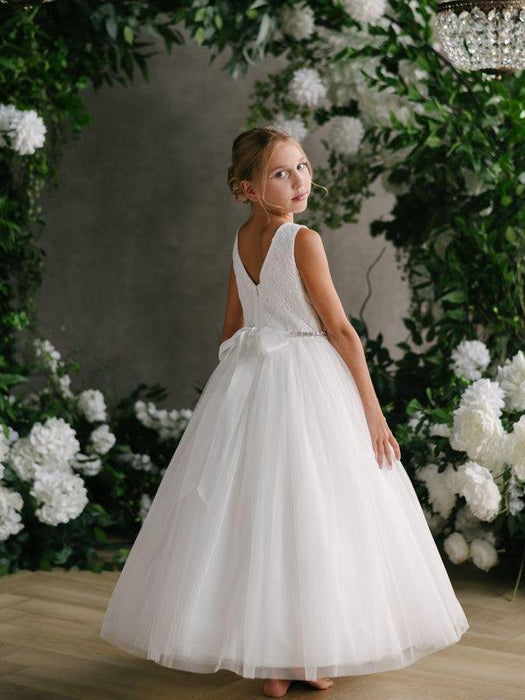 Teter Warm - Teter Warm GS73 Claire - Girl's Communion Dress Off White