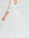 Teter Warm - Teter Warm GS74 Ruby- Girl's Communion Dress Off White