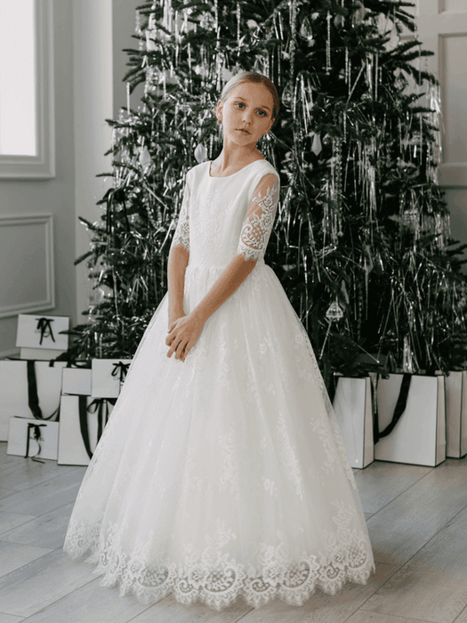 Teter Warm - Teter Warm GS80 Brianna - Girl's Communion Dress Off White