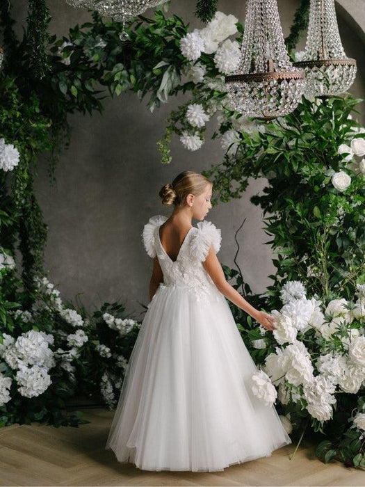 Teter Warm - Teter Warm GS83 Vera - Girl's Communion Dress Off White