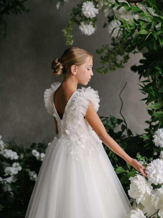 Teter Warm - Teter Warm GS83 Vera - Girl's Communion Dress Off White