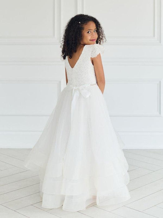 Teter Warm - Teter Warm GS901 Evelyn - Girl's Communion Dress Off White