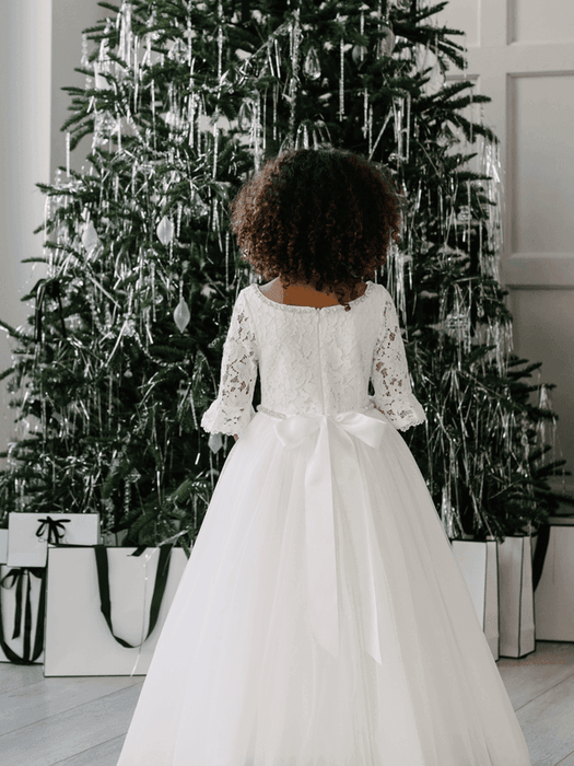 Teter Warm - Teter Warm XGS06 Miley - Girl's Communion Dress Off White