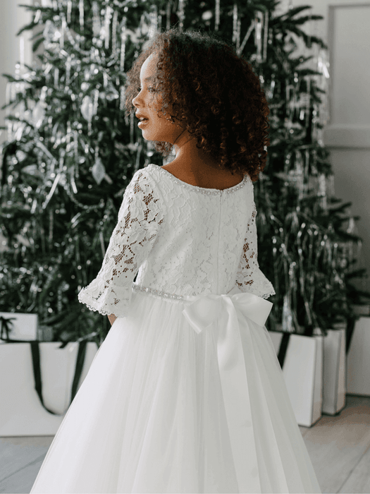 Teter Warm - Teter Warm XGS06 Miley - Girl's Communion Dress Off White