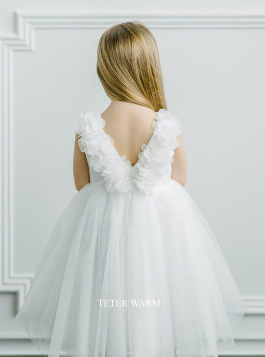 Teter Warm - Teter Warms Flower Girls Off White Dress FS13