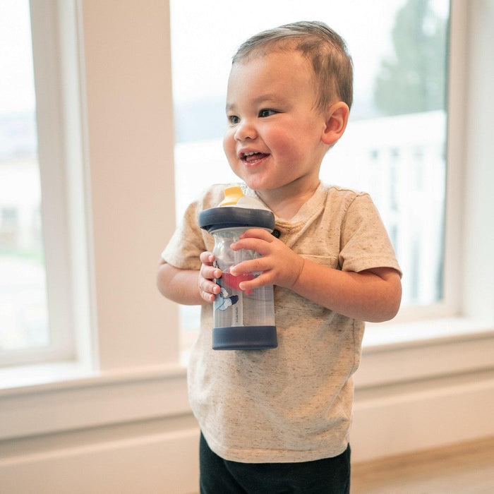 The First Years® - The First Years Bluey Sip & See™ Toddler Water Bottle w/ Floating Charm, 12 Oz