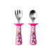 The First Years® - The first years Disney Minnie Mouse Fork & Spoon Set | Toddler-Friendly Utensils with Handle Guards